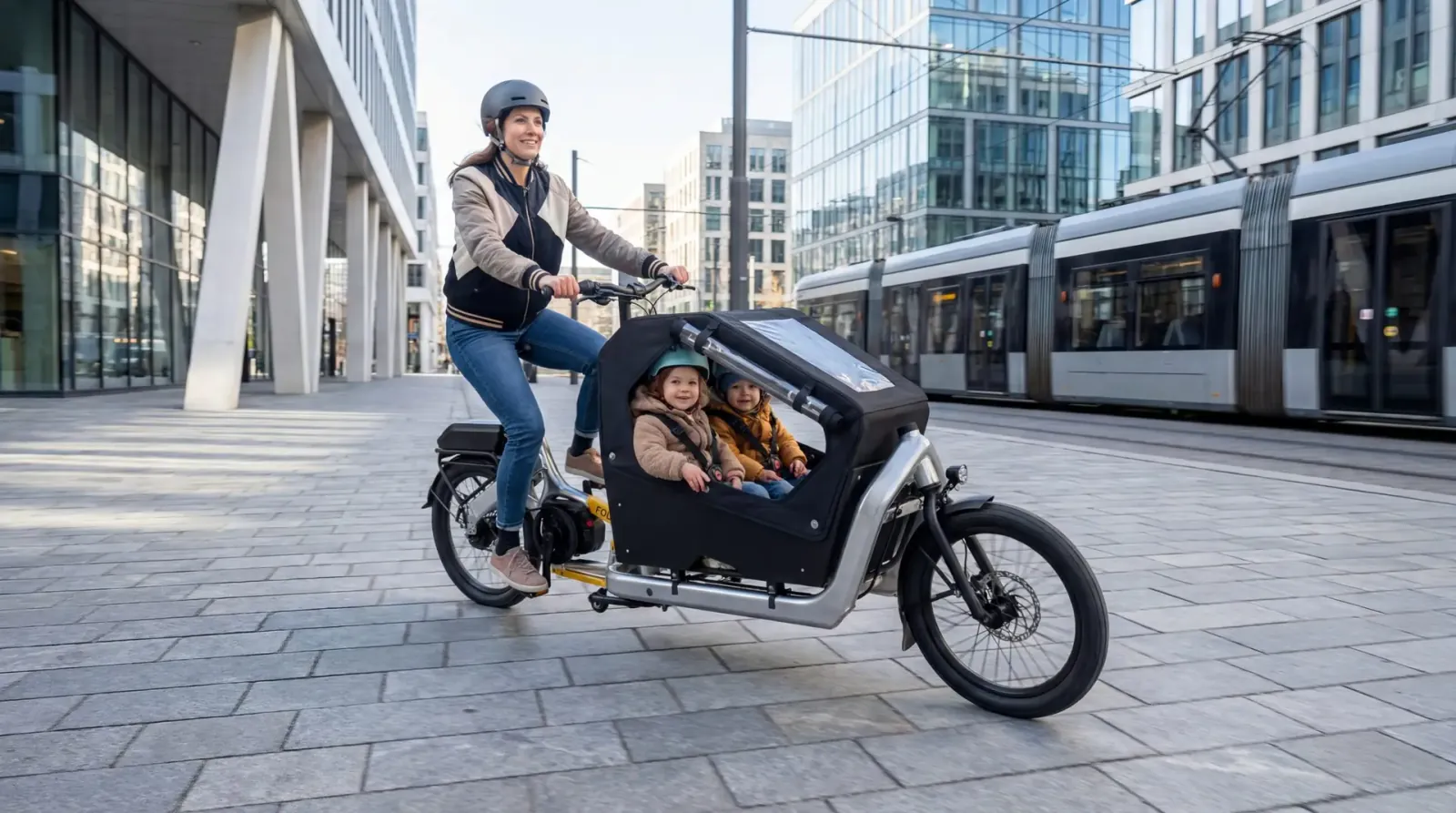 Fold cargo bike